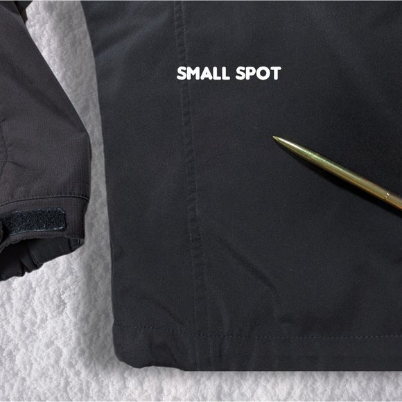 Black Diamond Softshell Jacket Double Diamond Hood Lined Fleece Plush sz S - Picture 7 of 11